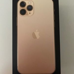 iPhone 11 Pro Box with EarPods- Gold, 64gb version